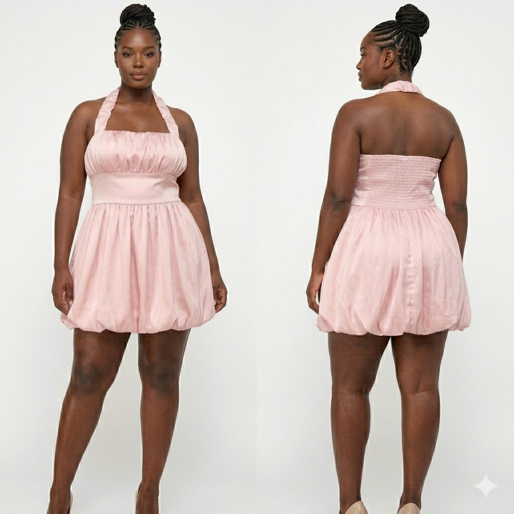 THE CLASSIC SATIN MINI DRESS