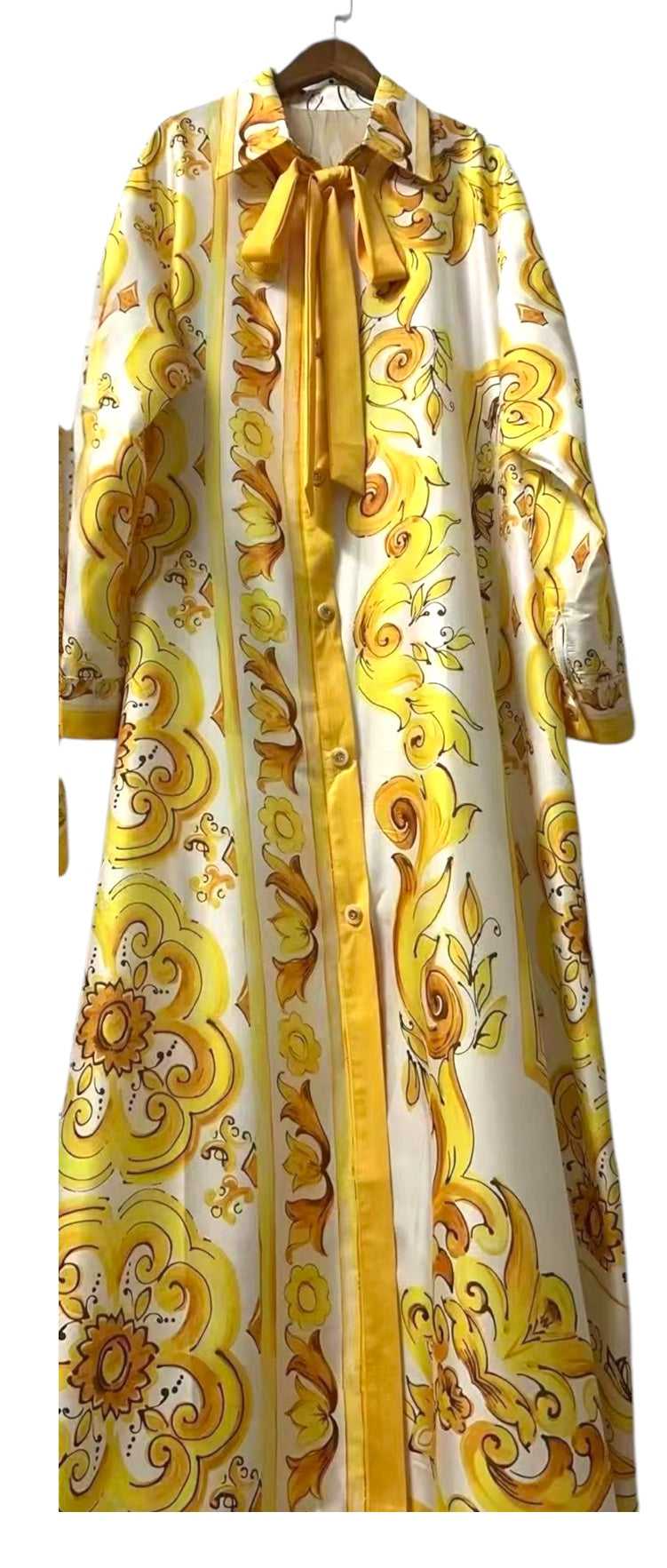 CELEBRITY GLAM MAXI DRESS YELLOW