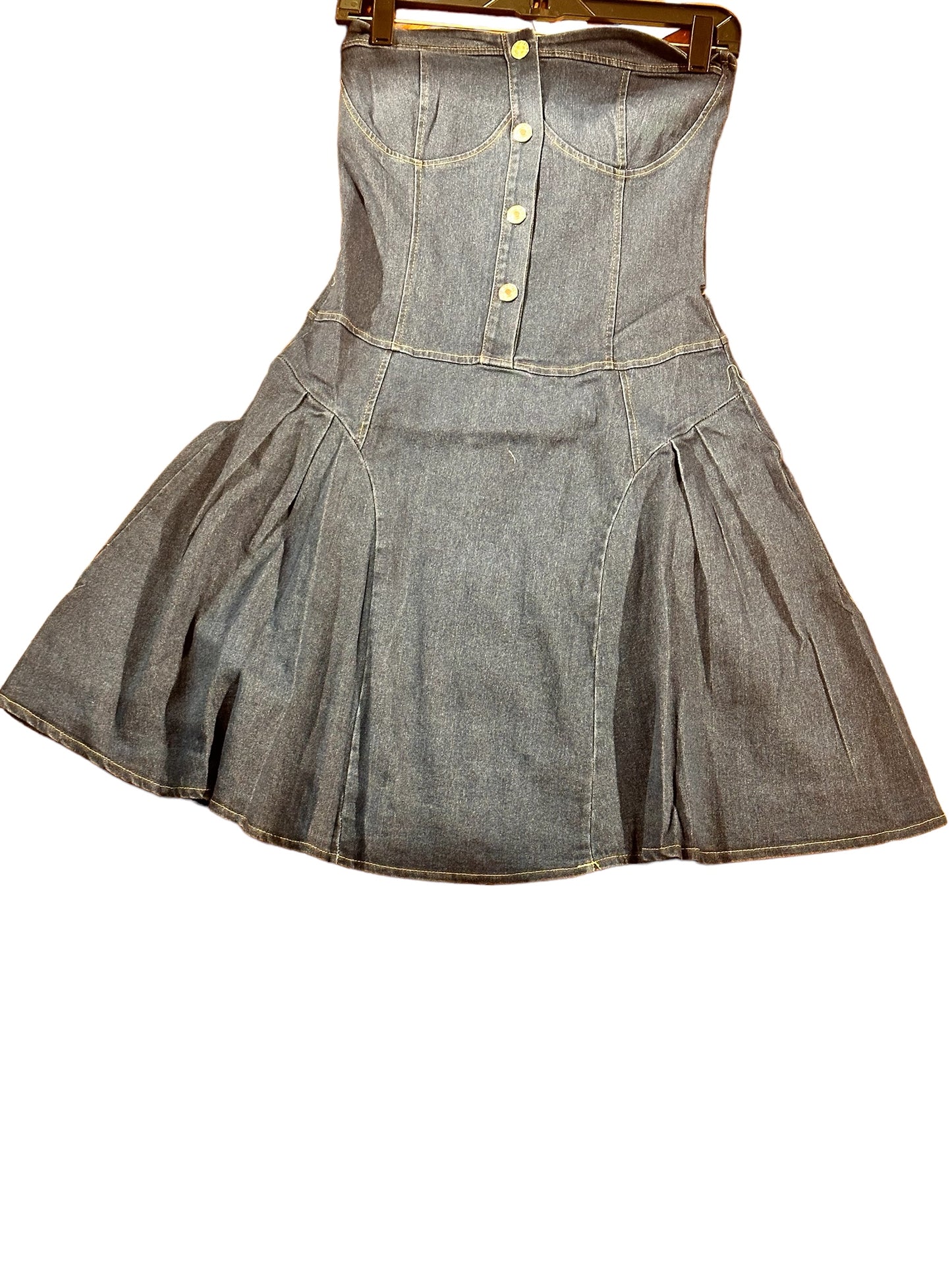 DENIM CORSET DRESS