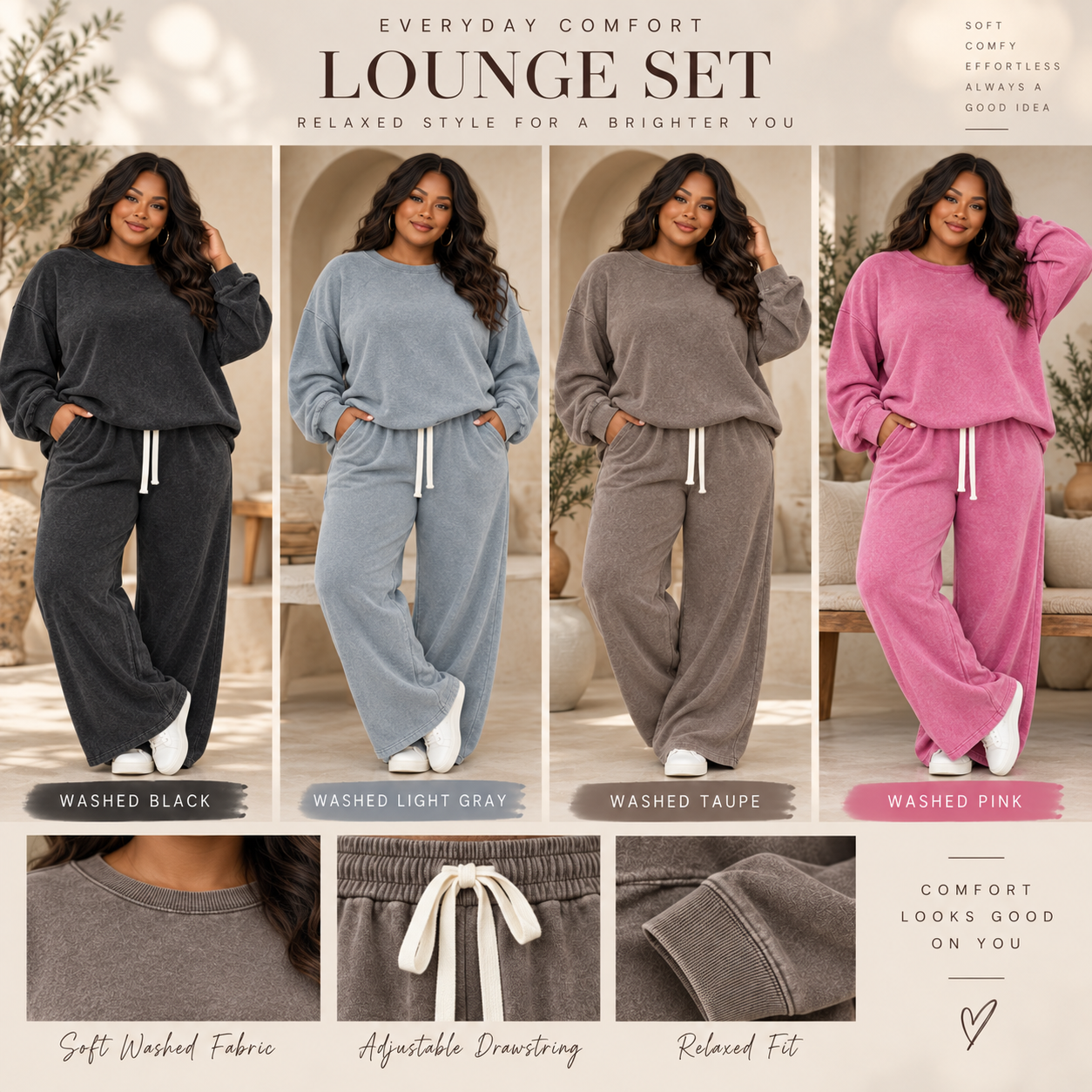 Two Piece Lounge Set