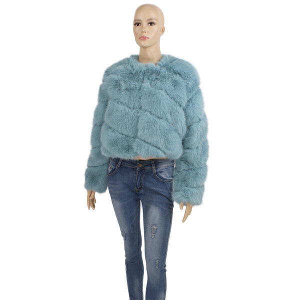 GLAM DOLL FUR CROP JACKET