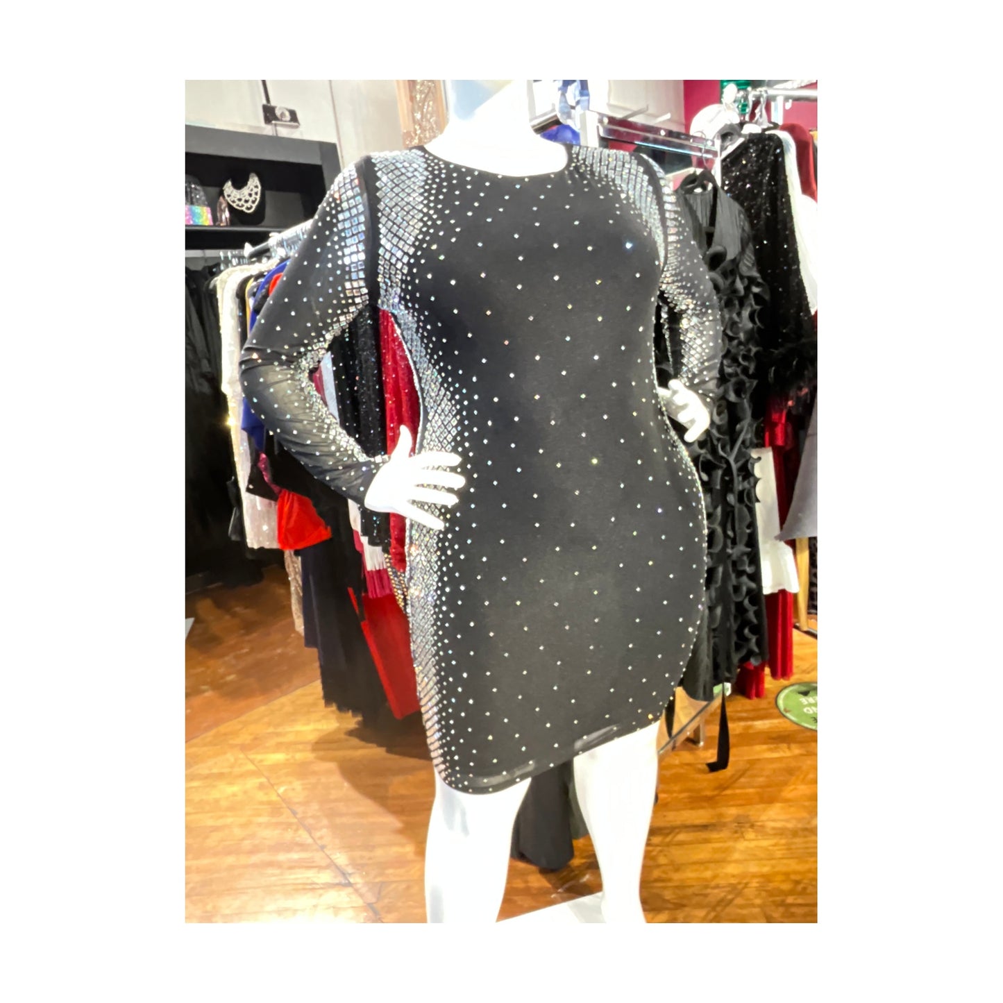 CURVY GIRL BLING PARTY DRESS