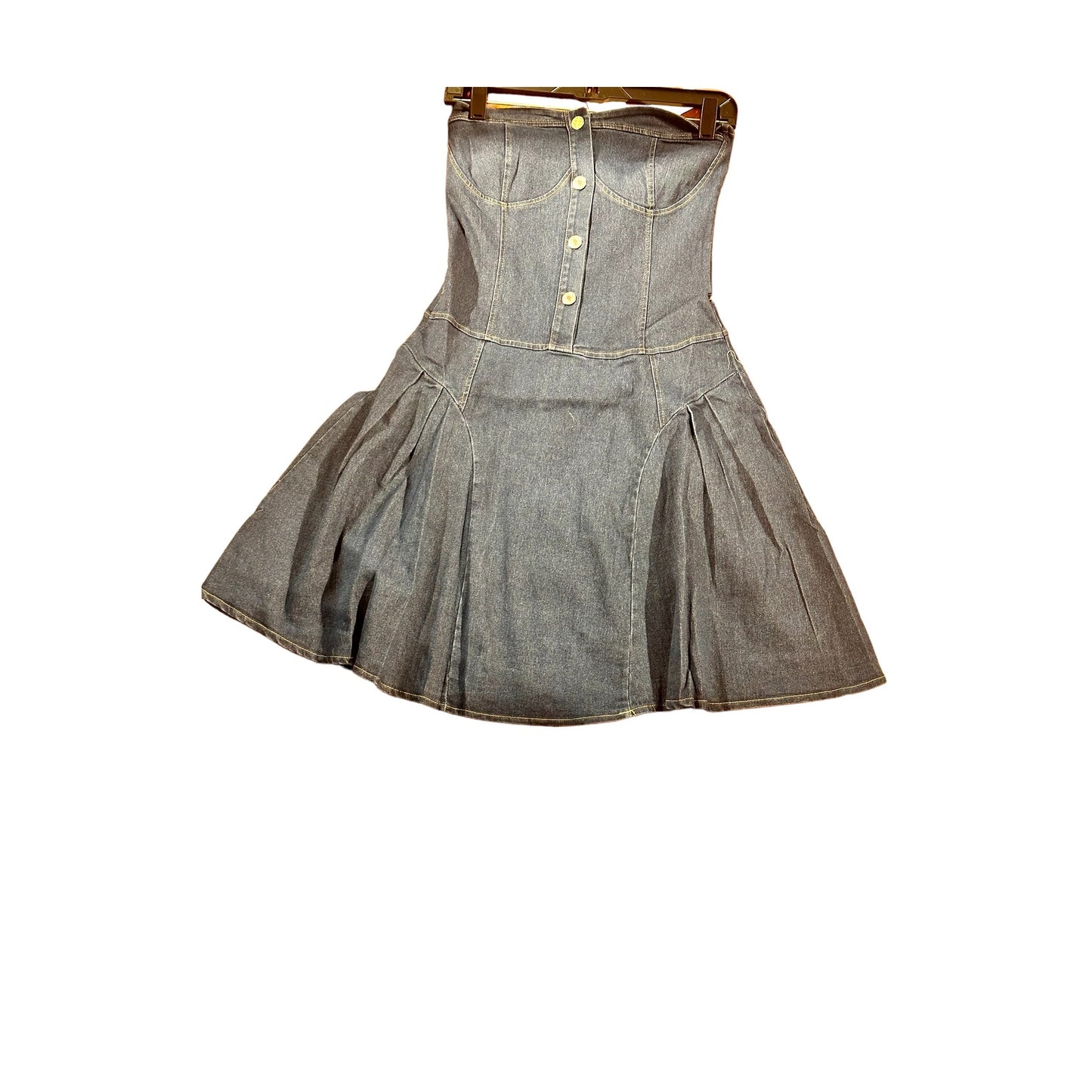DENIM CORSET DRESS
