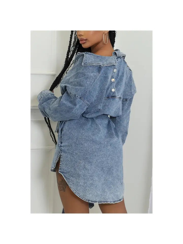 DENIM CHIC TOP