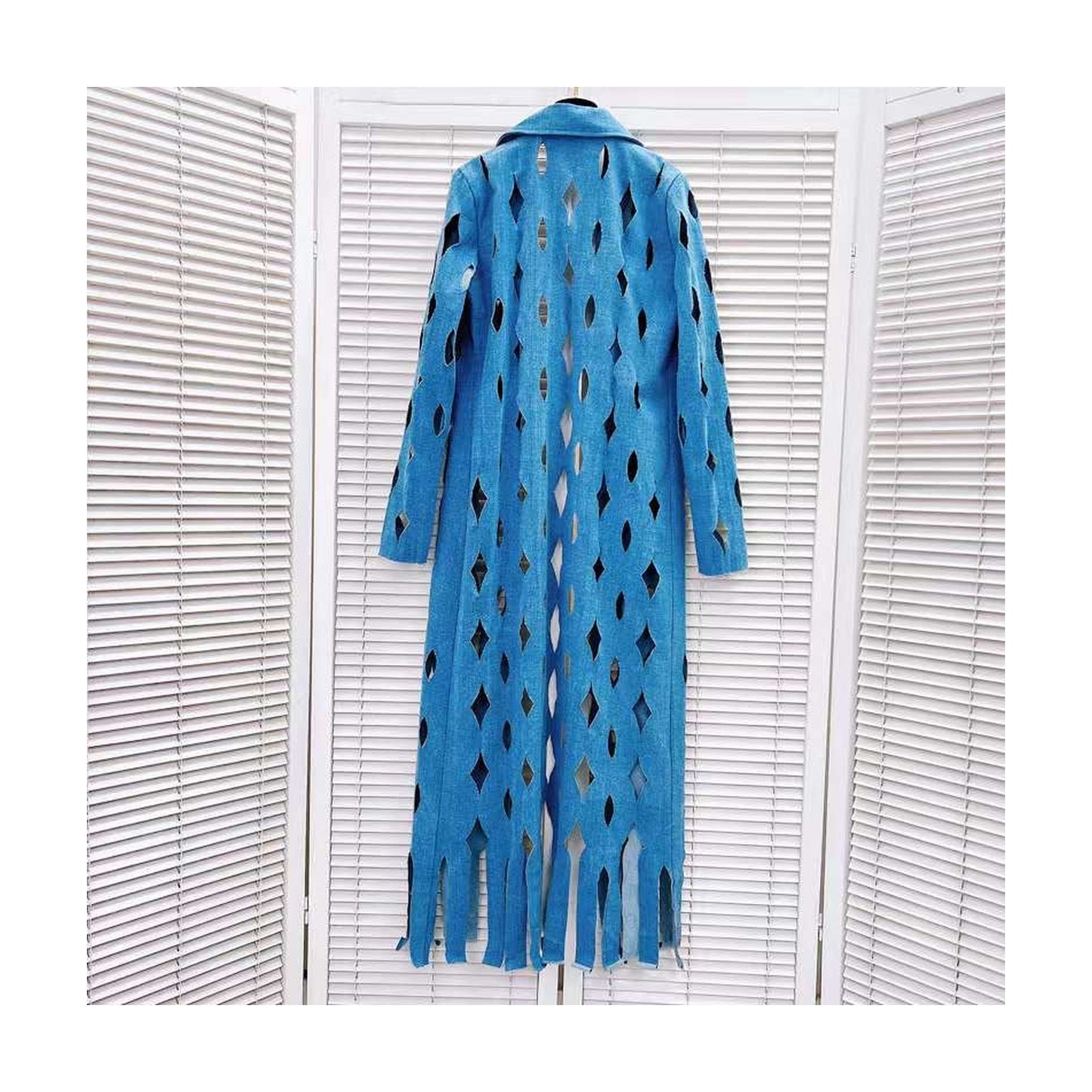 THE CUT OUT DENIM CARDIGAN