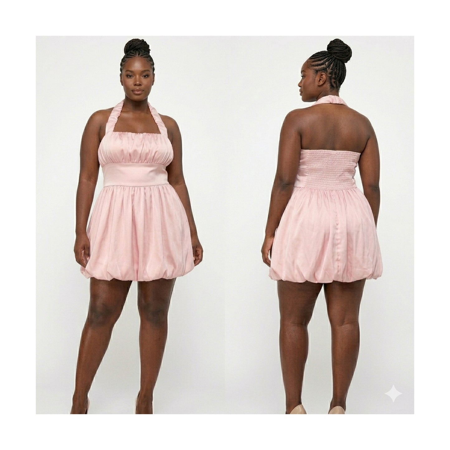 THE CLASSIC SATIN MINI DRESS