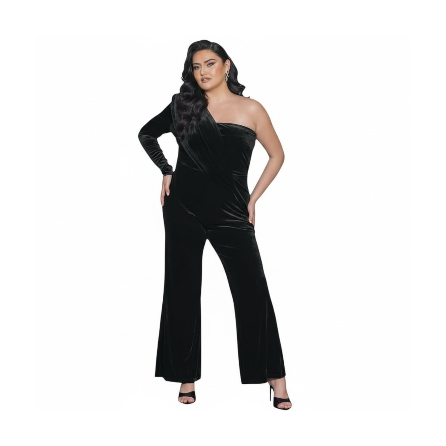 VELVET PARTY JUMPSUIT