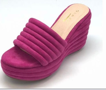 Alisha Wedge Fushia