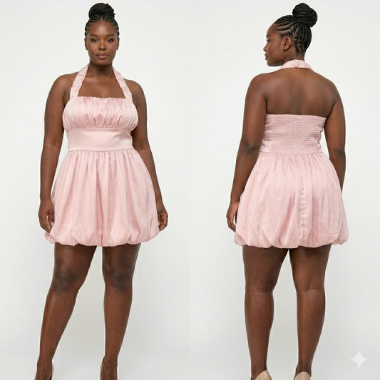 THE CLASSIC SATIN MINI DRESS