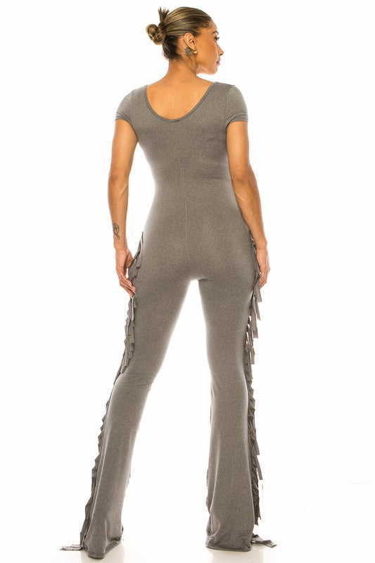 FRINGE JUMPSUIT