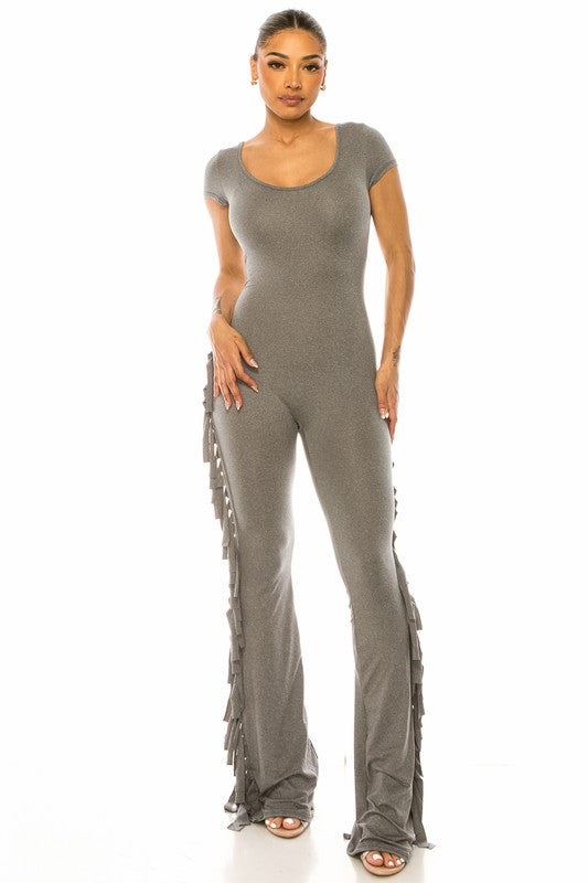 FRINGE JUMPSUIT