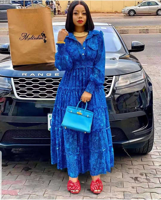 BOHEMIAN CHIC FLOWY DRESS