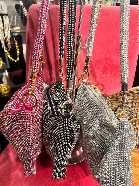 RHINESTONE PARTY BAG