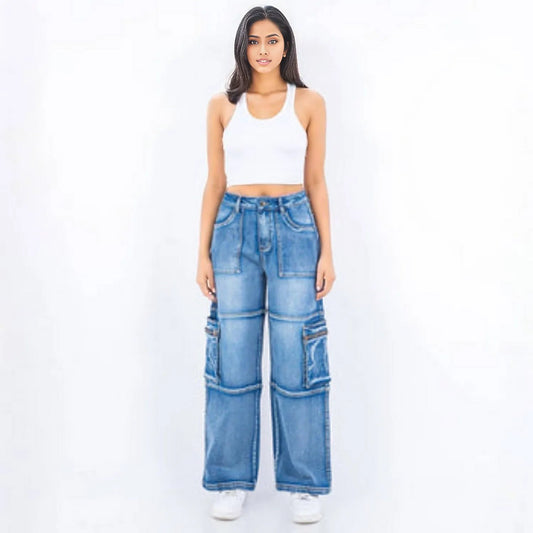 STONEWASH CARGO PANT