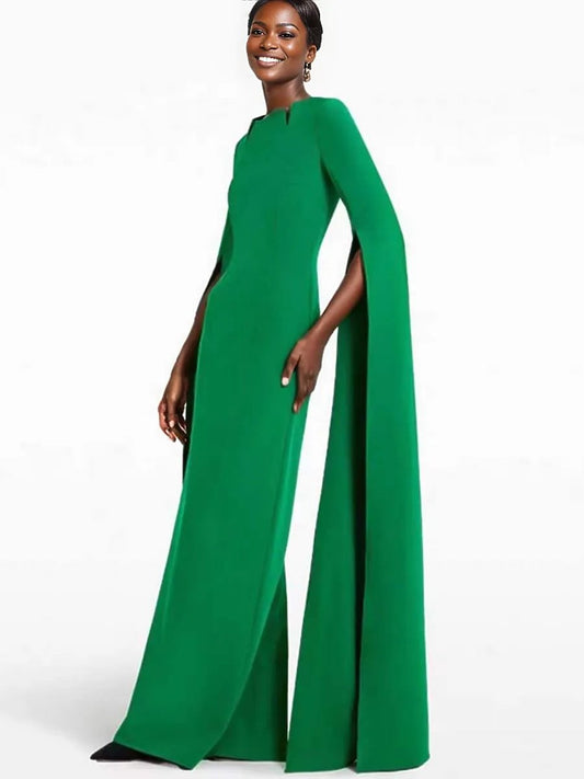 DOLMAN SLEEVE EVENING DRESS