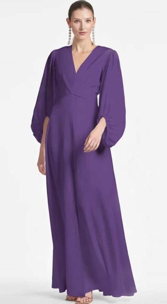 DOLMAN SLEEVE DRESS With  SPLIT