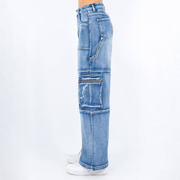 STONEWASH CARGO PANT