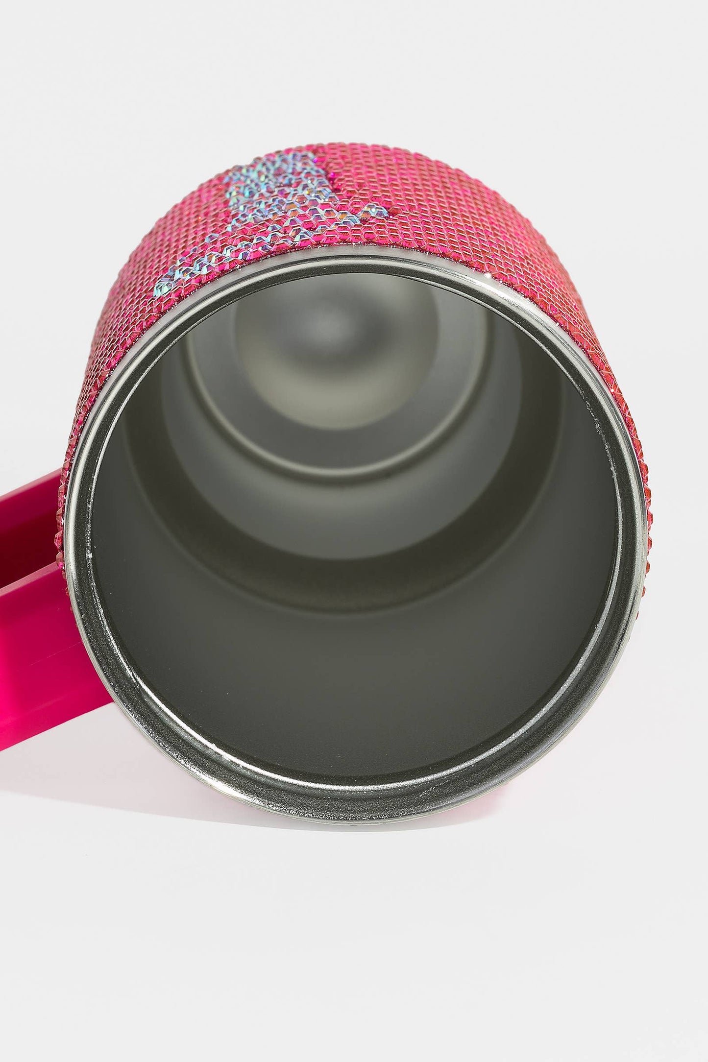 Pave Rhinestone Studded Queen Tumbler Cup: PINK