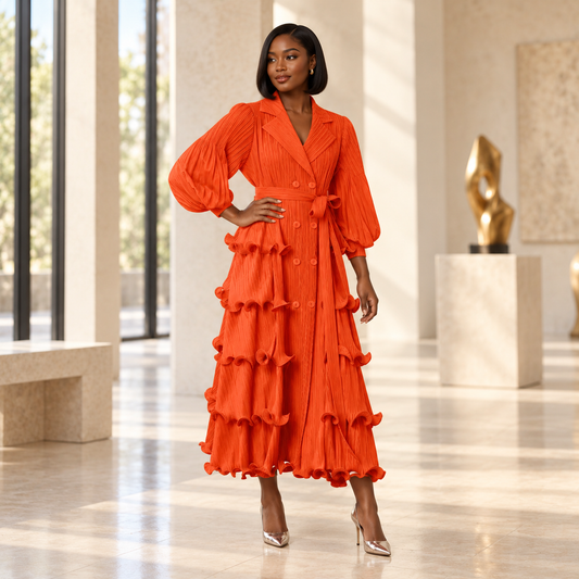 Side Ruffle Dress