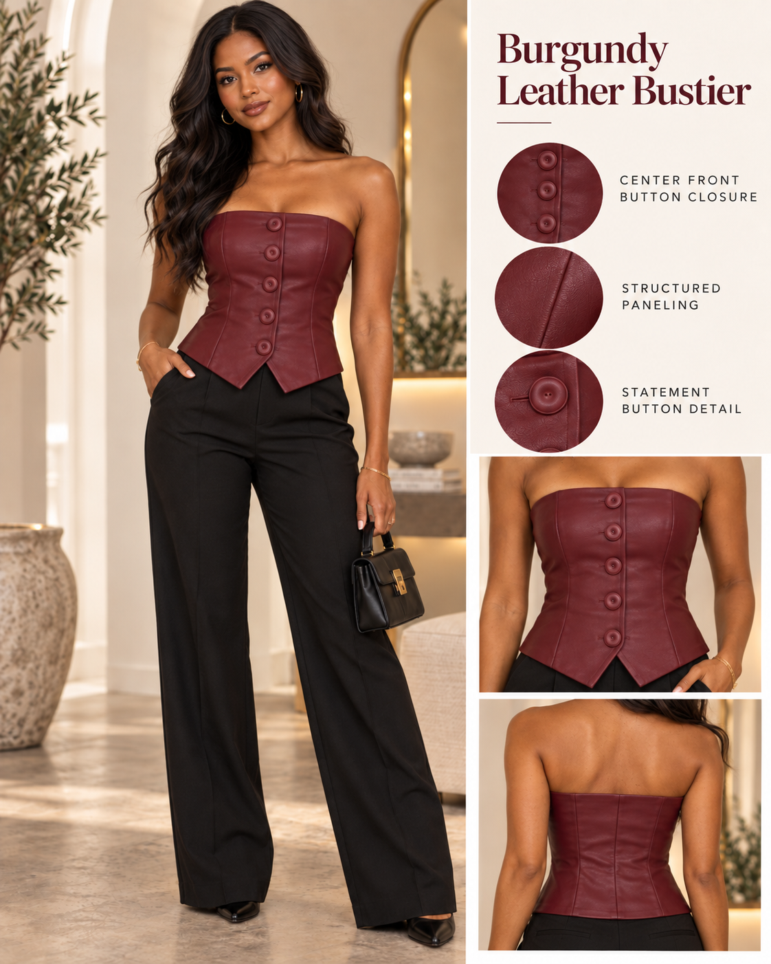 Leather Bustier