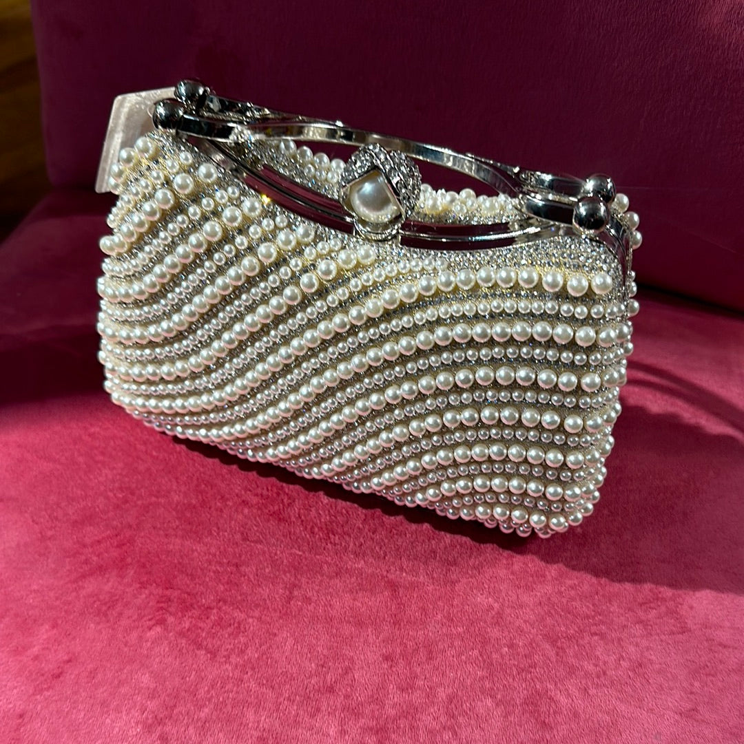 PEARL RHINESTONE BAG