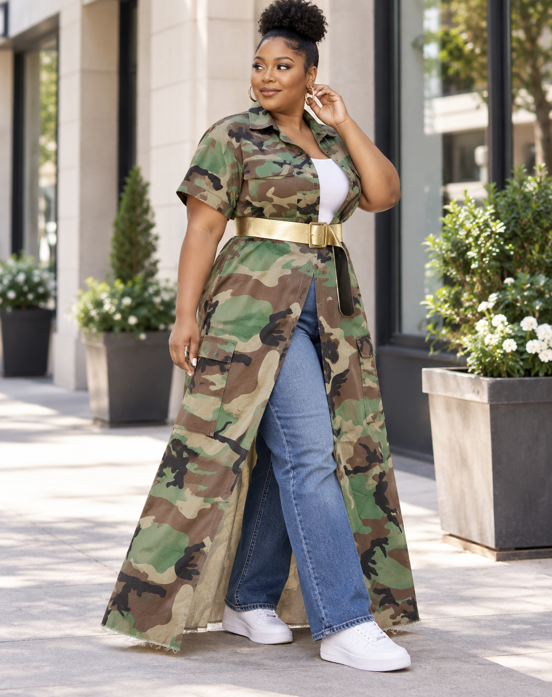 Camo Maxi Dress