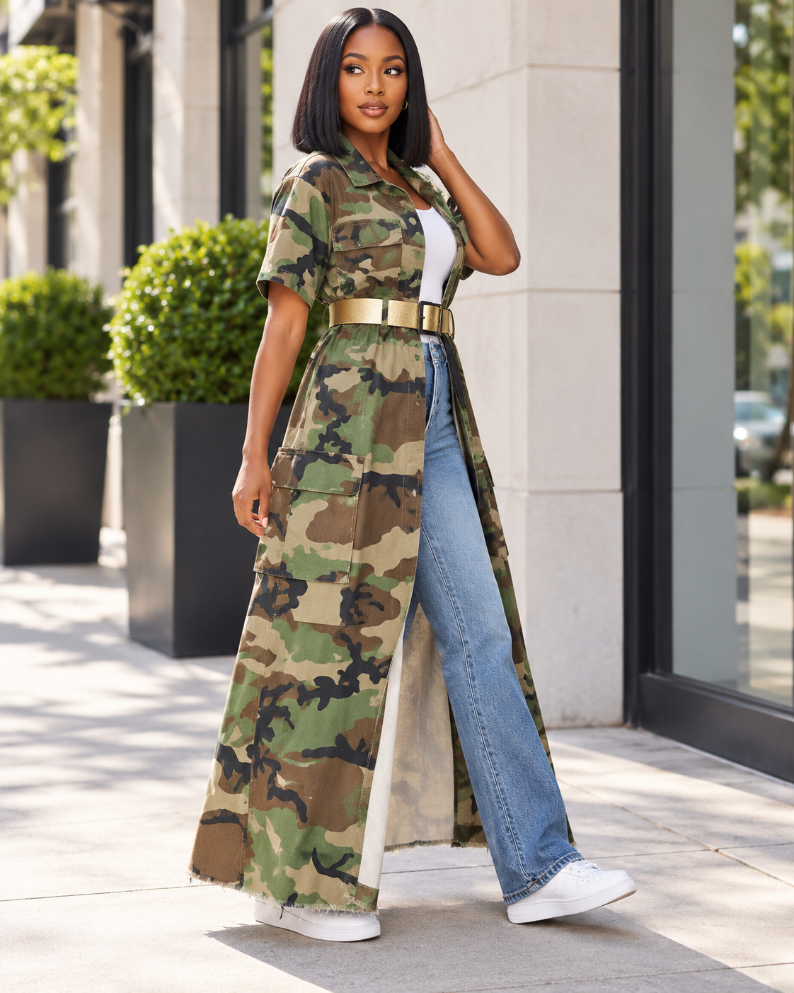 Camo Maxi Dress