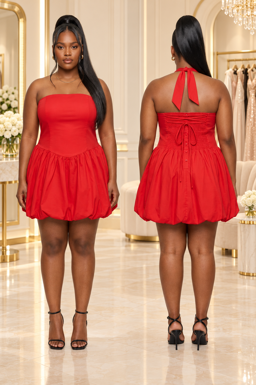 Bubble Mini Dress