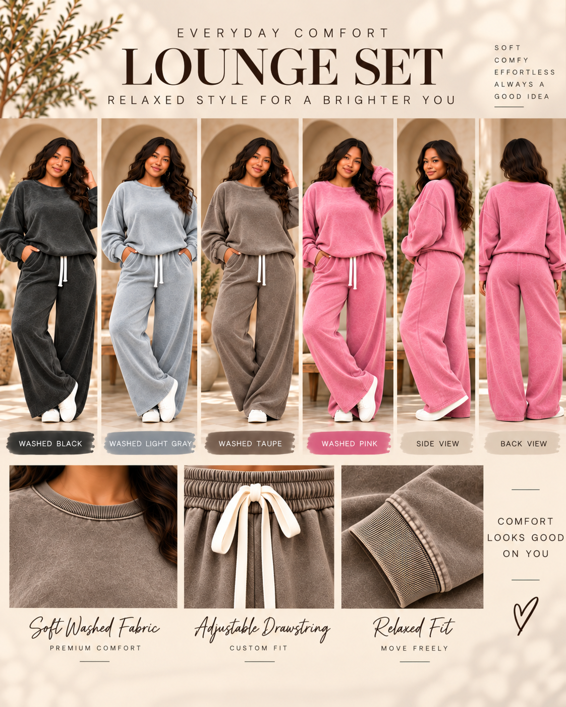 Two Piece Lounge Set