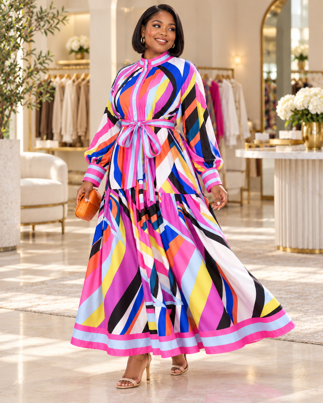 Color Pop Maxi Dress