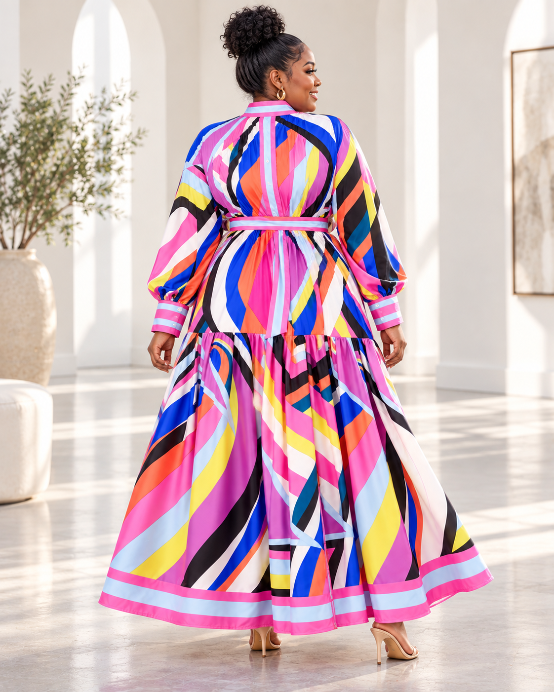 Color Pop Maxi Dress