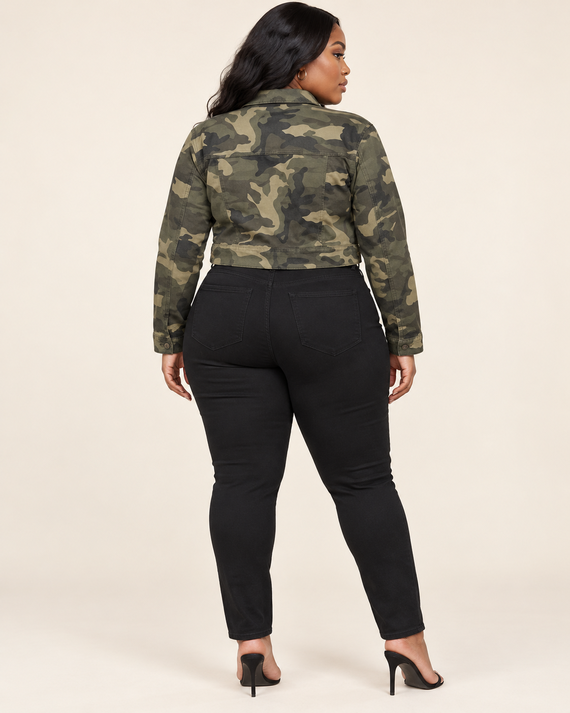 Camo Cropped Jacket