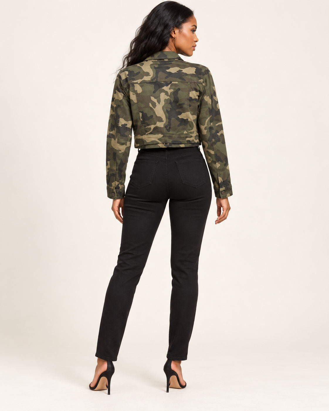 Camo Cropped Jacket