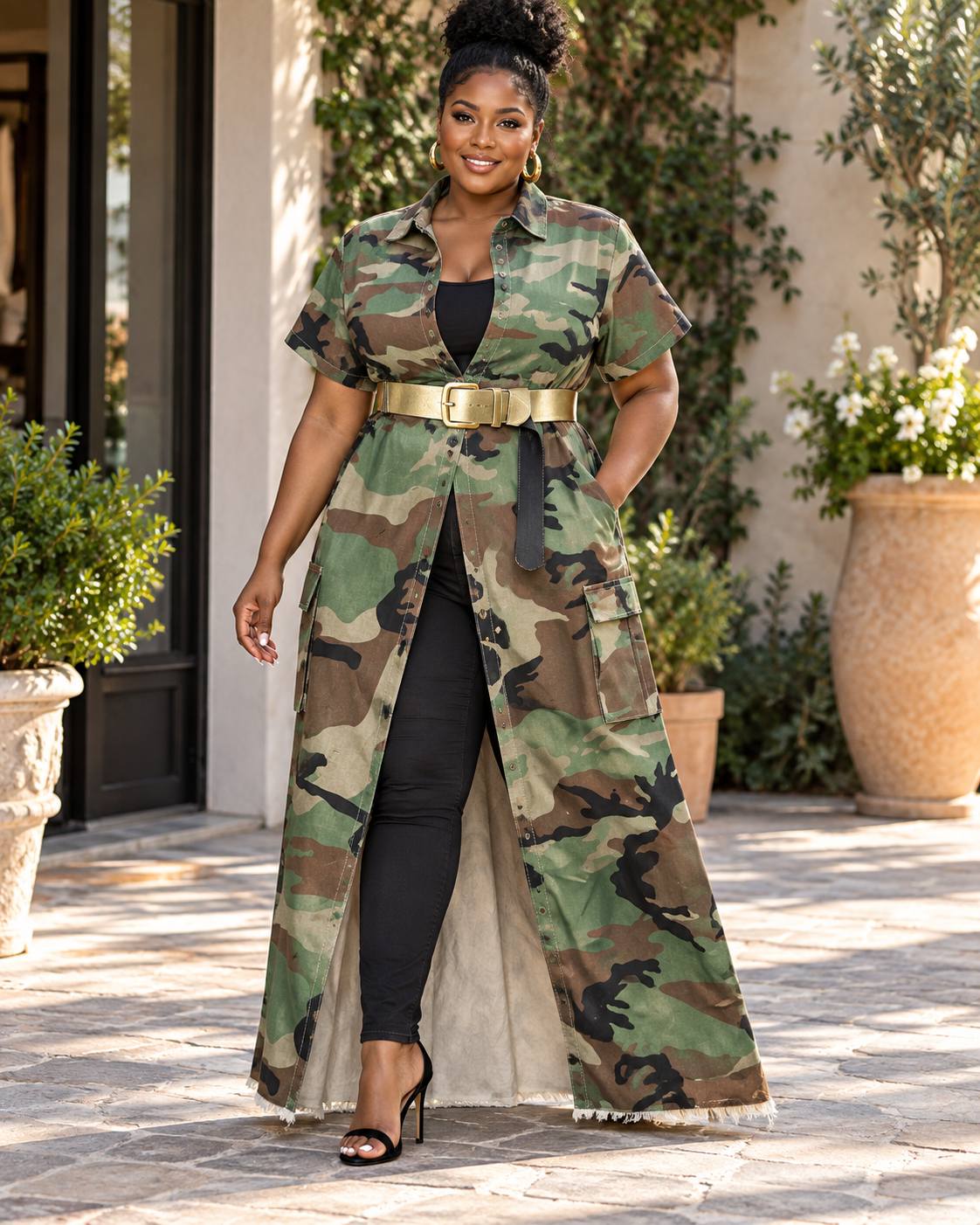 Camo Maxi Dress
