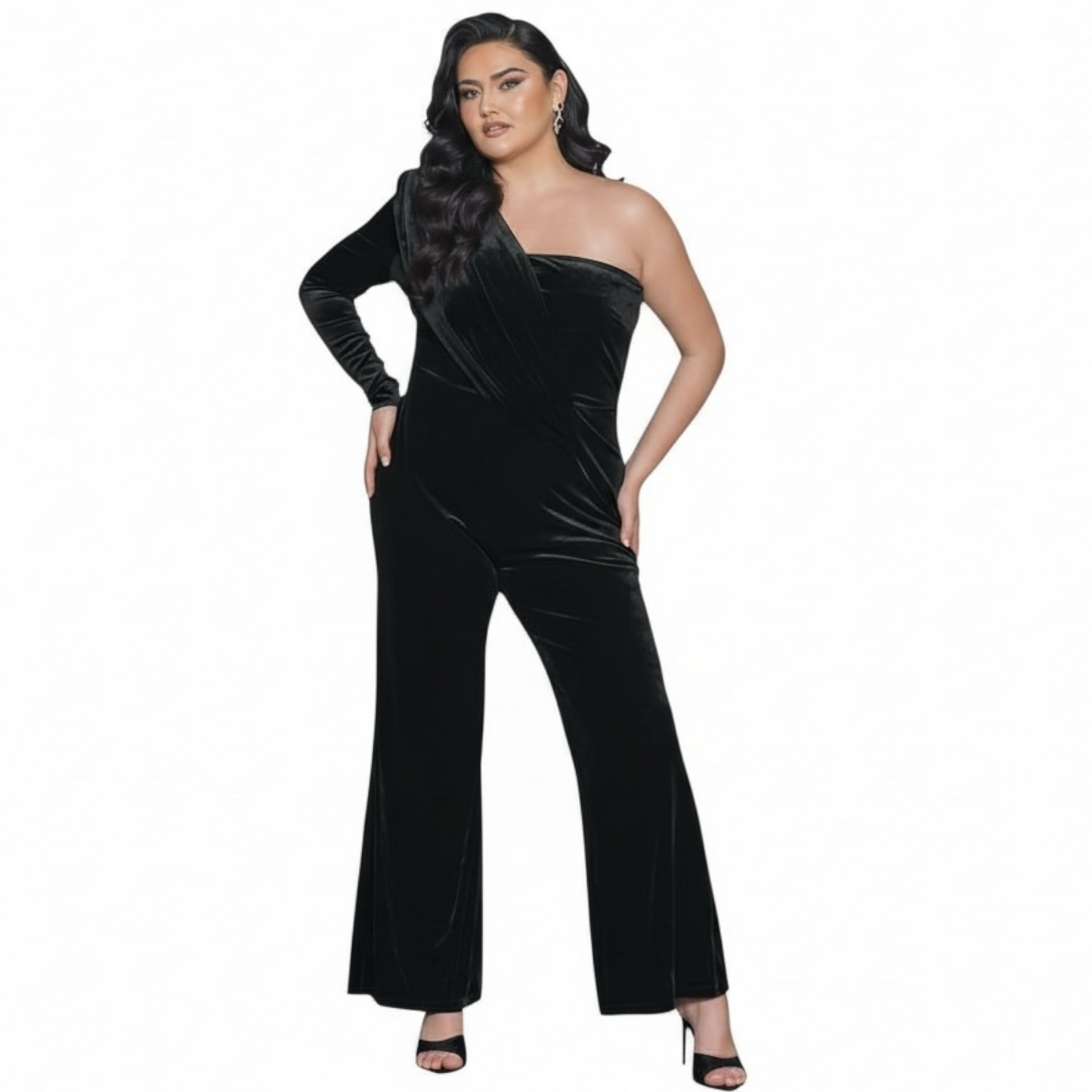 VELVET PARTY JUMPSUIT