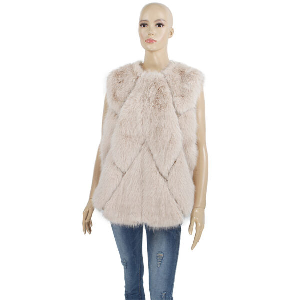 GLAM DOLL CROP FUR VEST