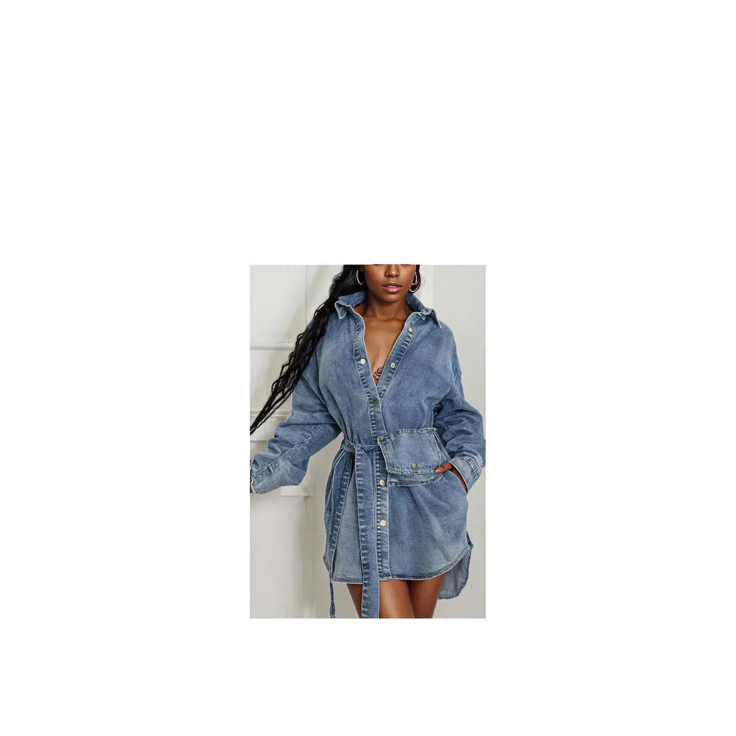 DENIM CHIC TOP