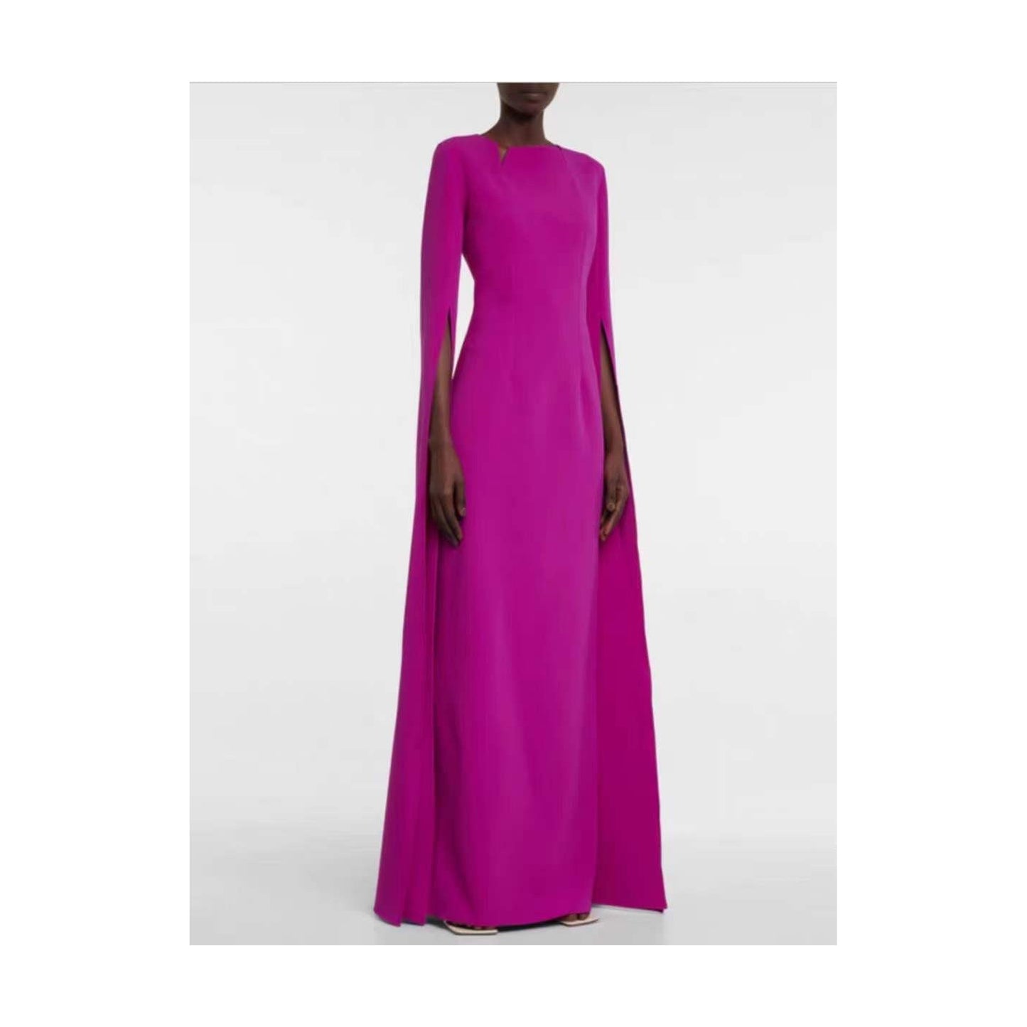 DOLMAN SLEEVE EVENING DRESS