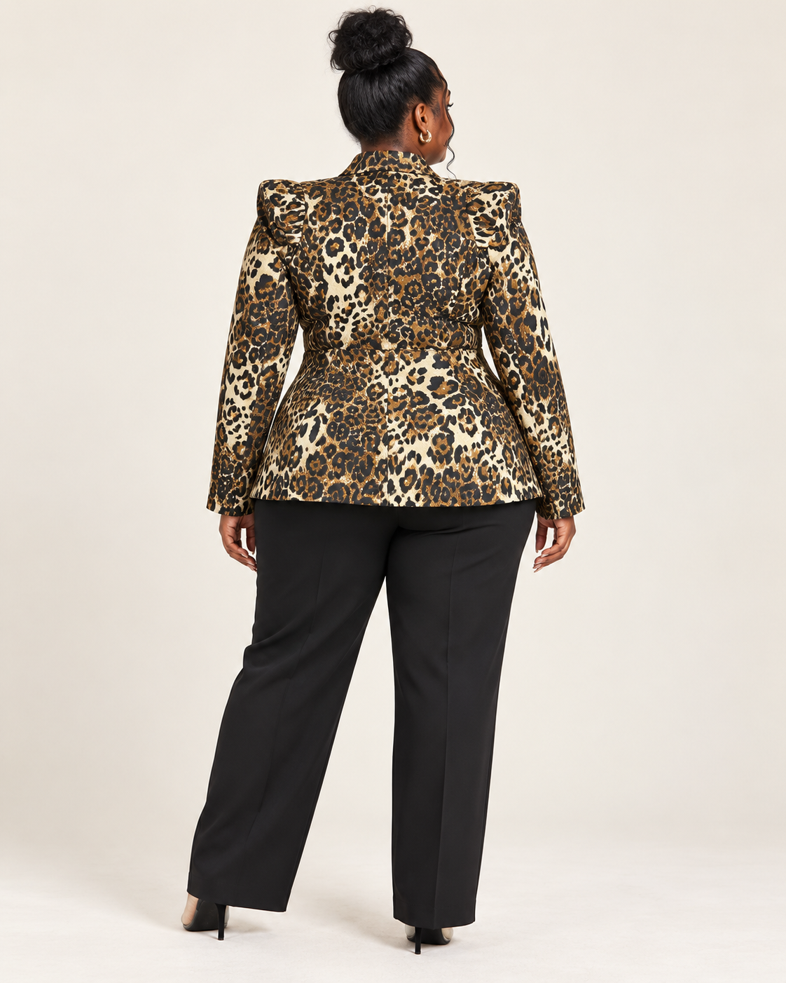 Wild Side Leopard Print Blazer