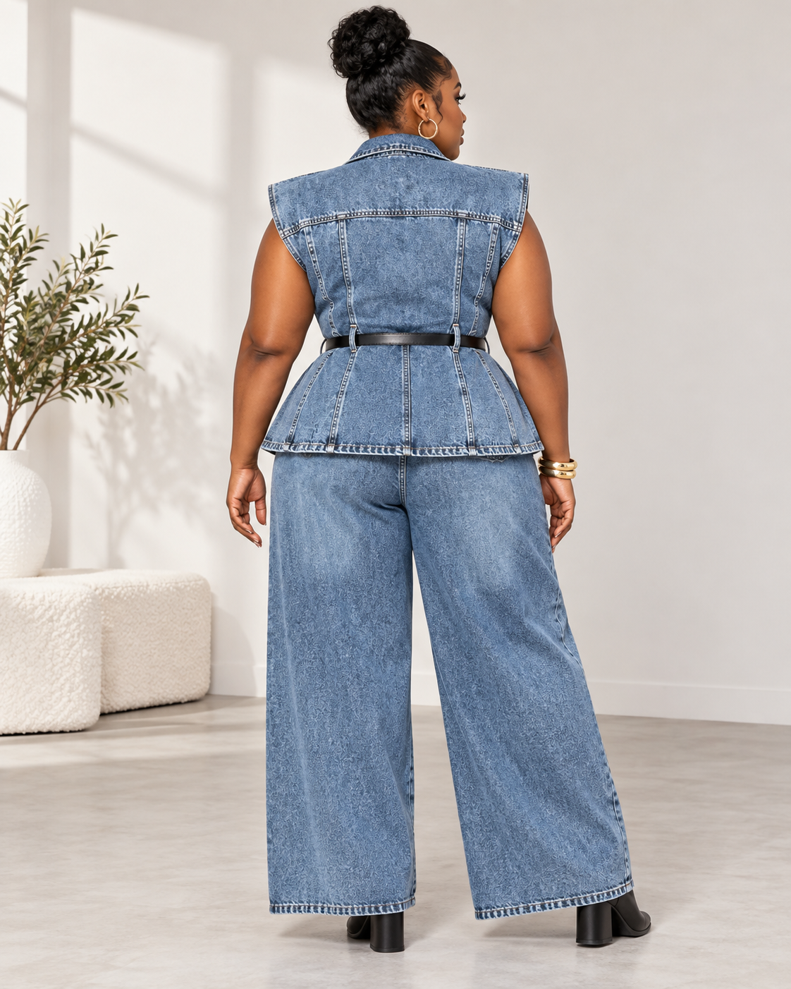 Three Piece Denim Set
