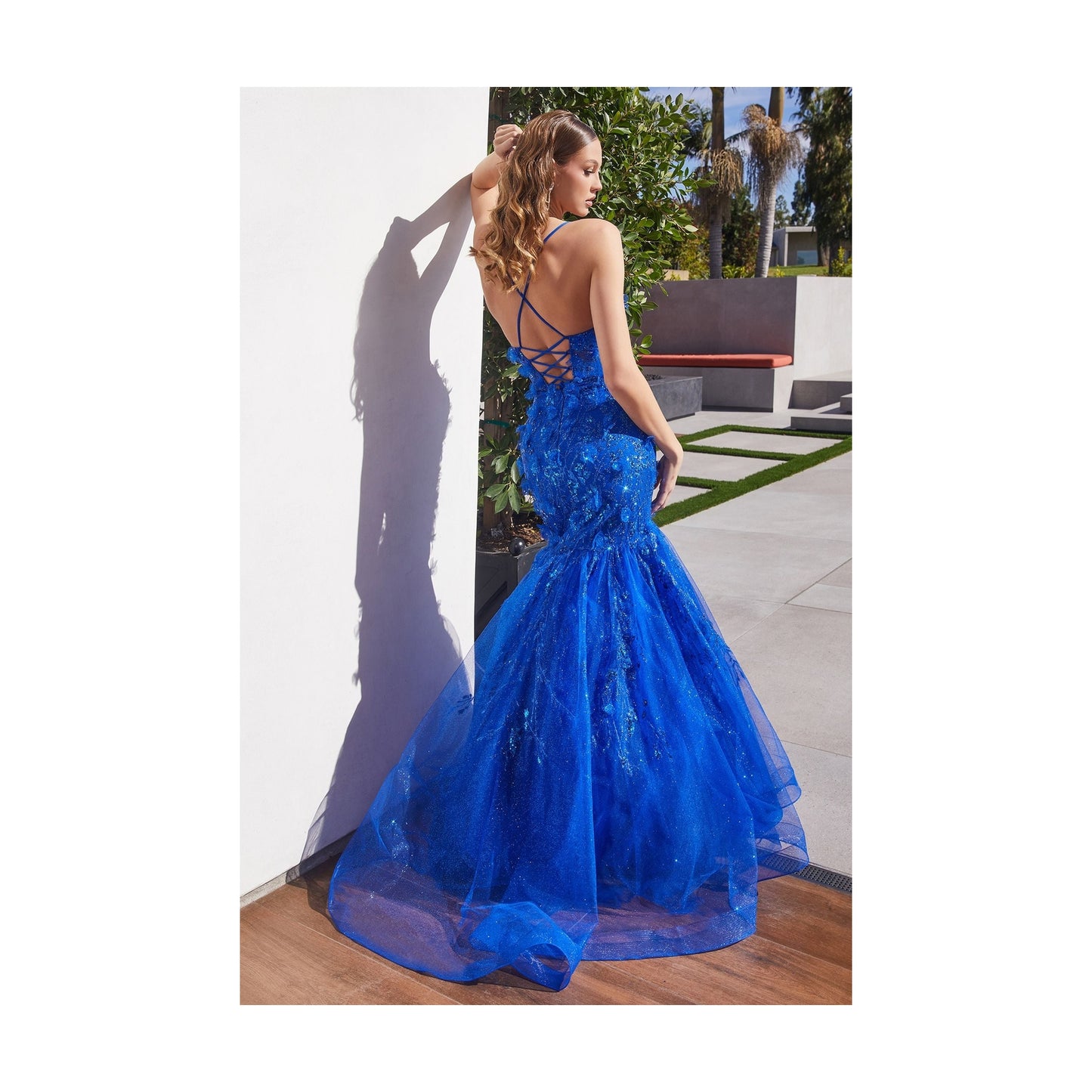 MERMAID FLORAL GOWN