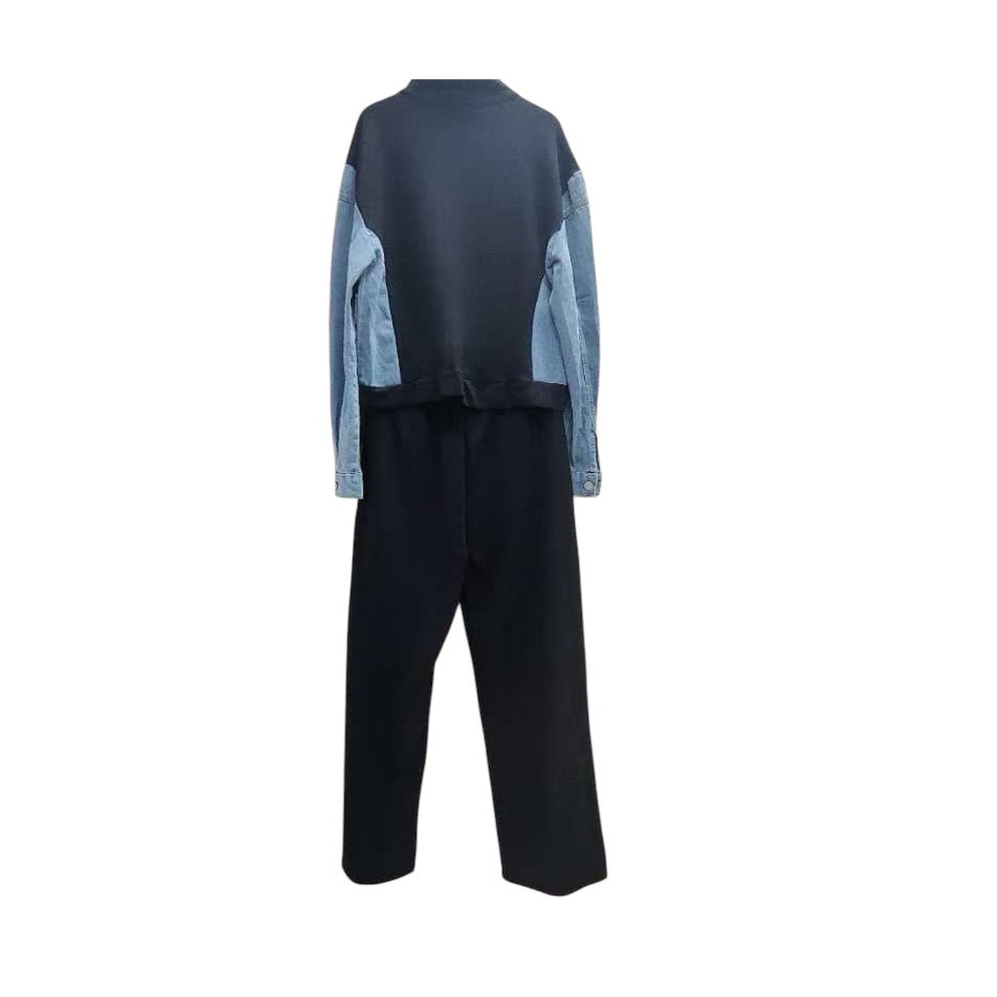 GLAM DENIM JERSEY SET