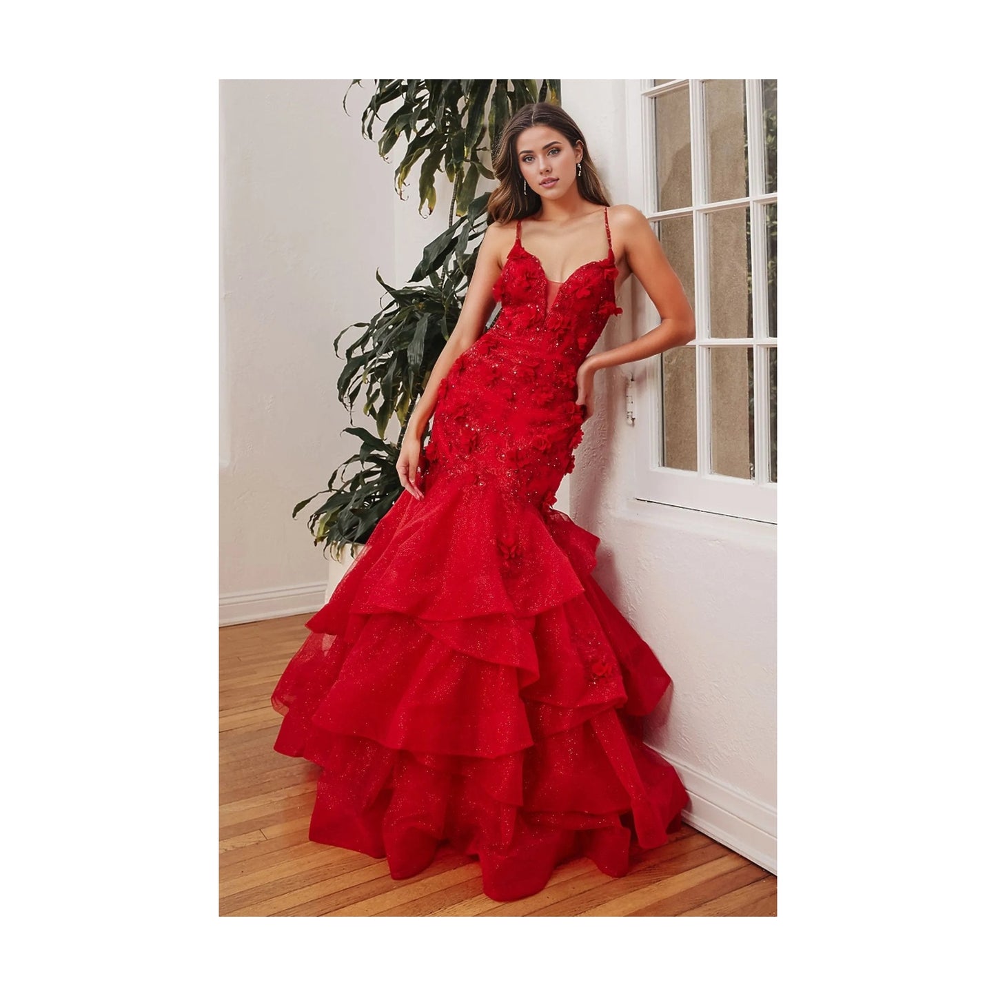 MERMAID FLORAL GOWN