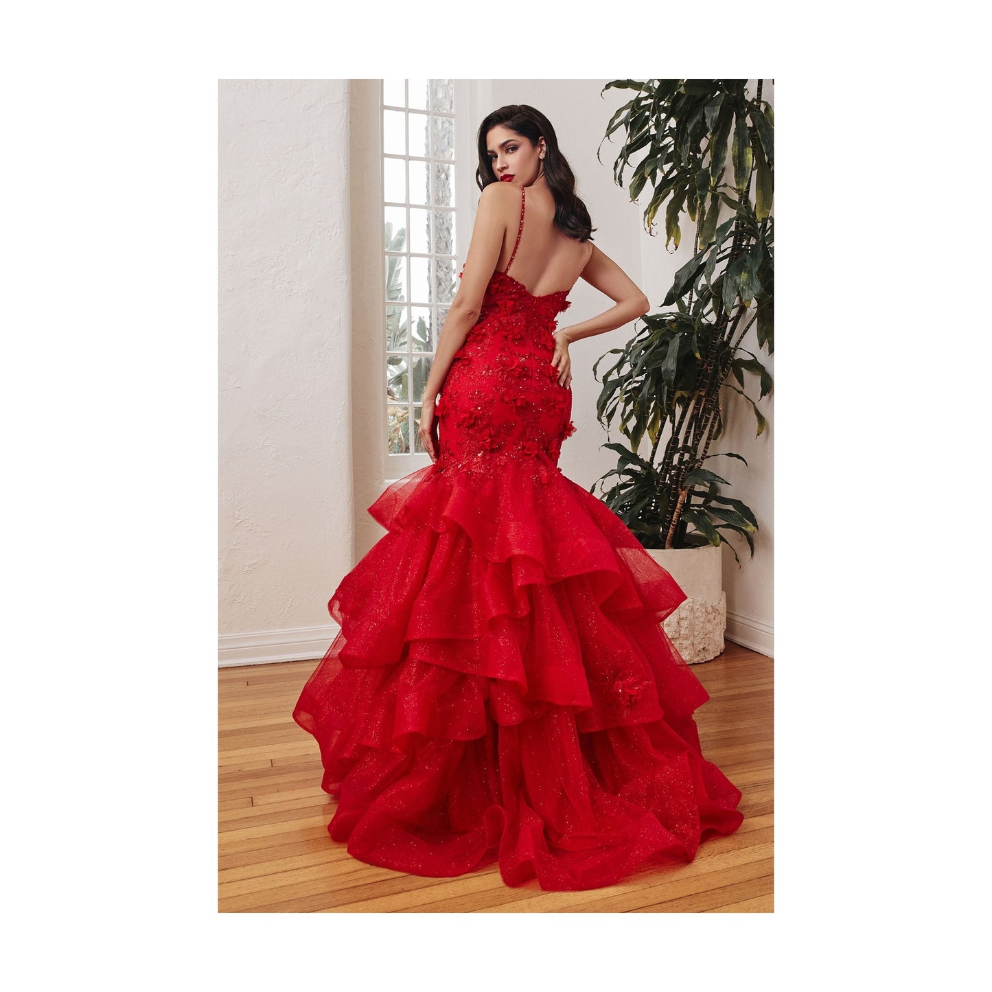 MERMAID FLORAL GOWN