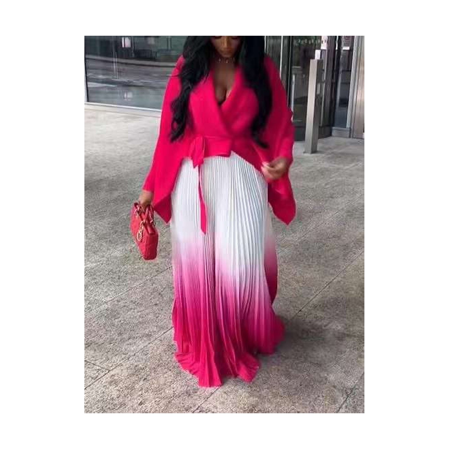 OMBRE SKIRT SET