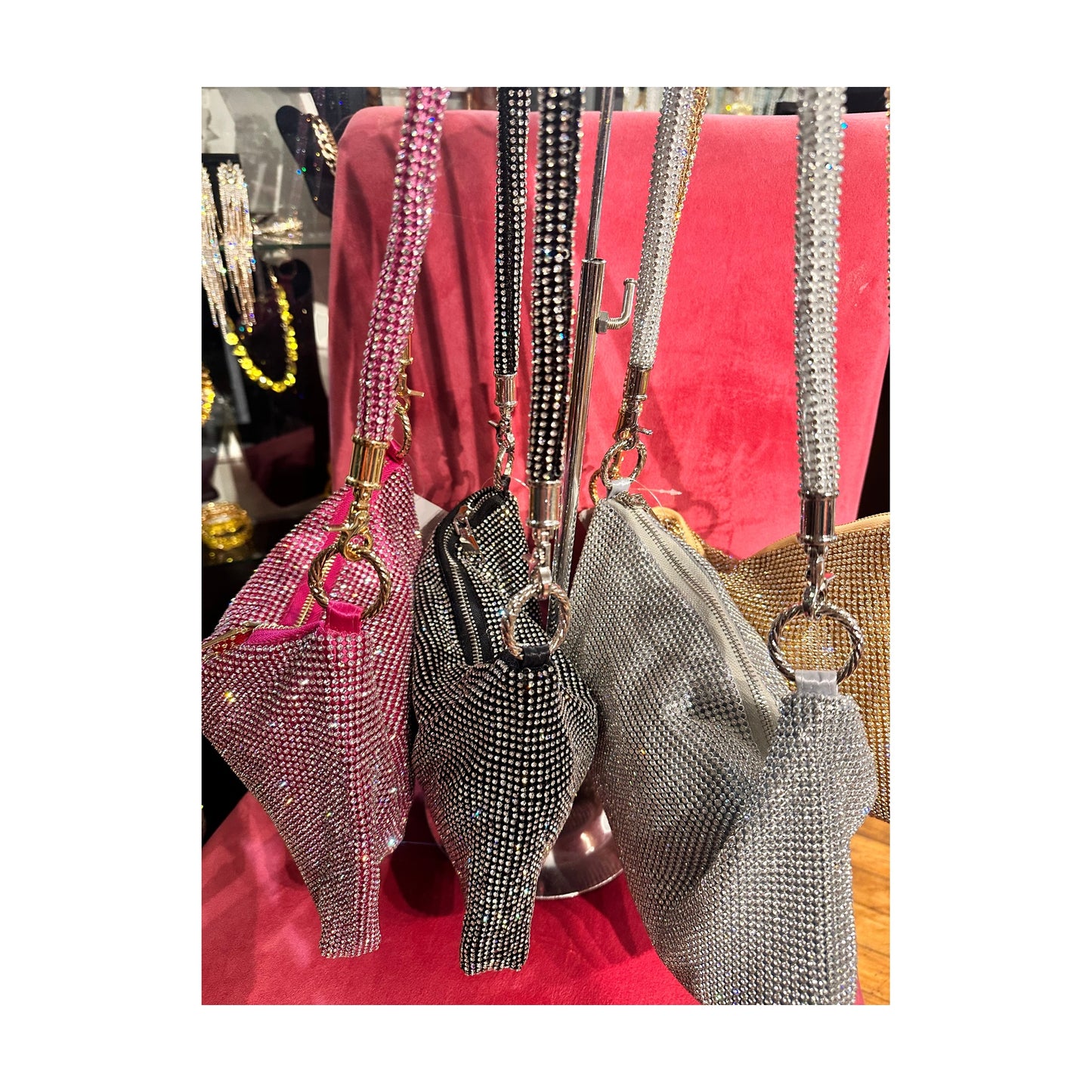 RHINESTONE PARTY BAG