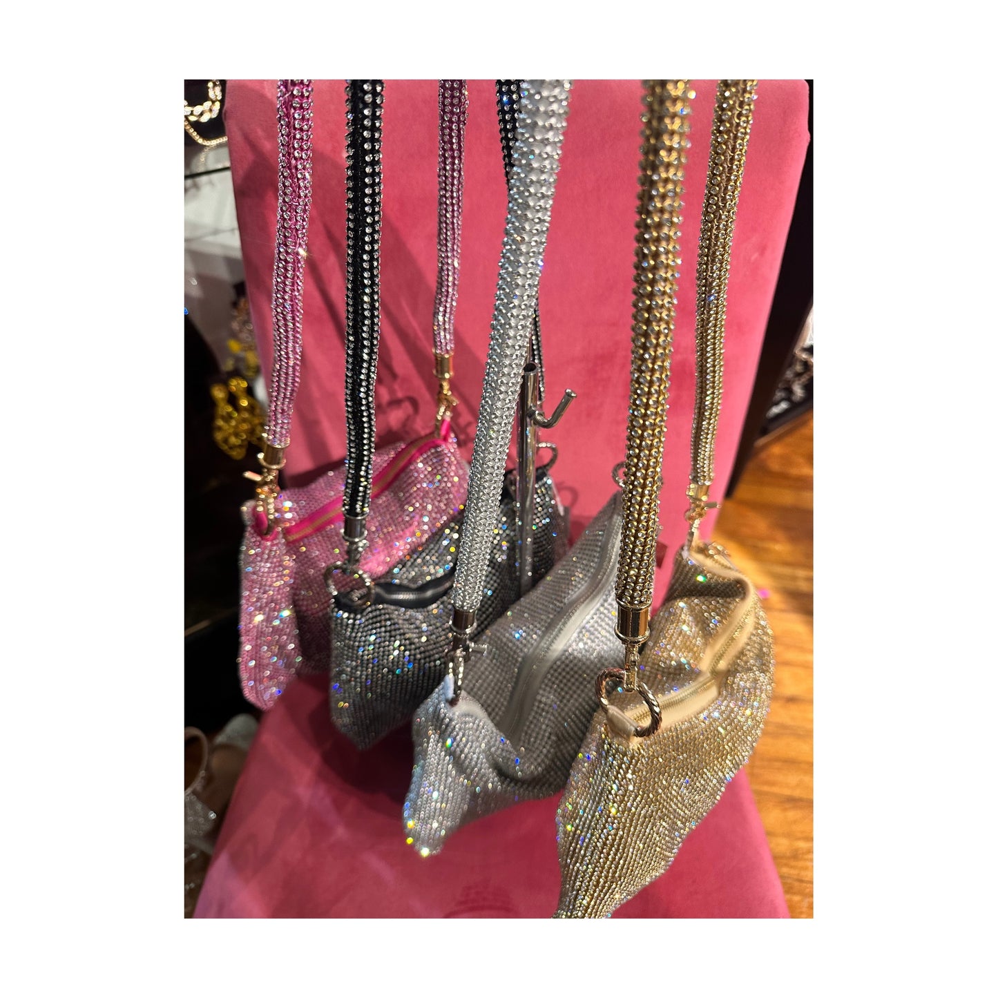 RHINESTONE PARTY BAG