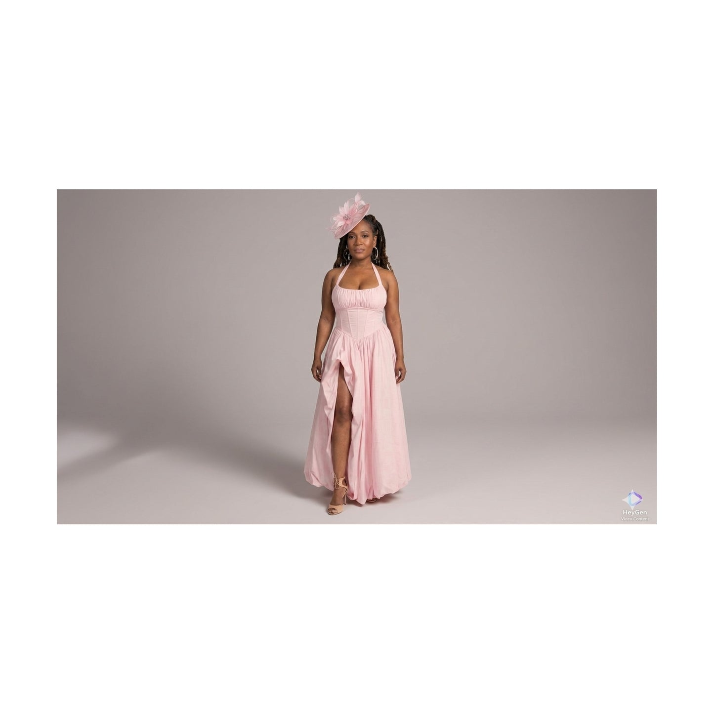 SOFT GLAM HALTER DRESS