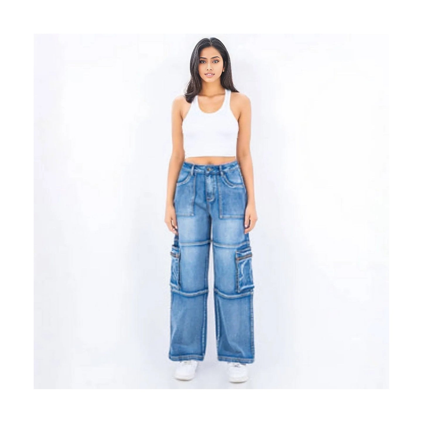 STONEWASH CARGO PANT