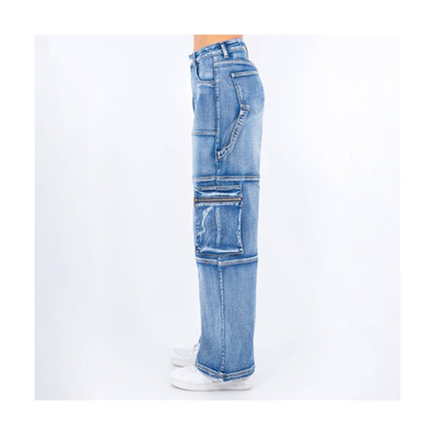 STONEWASH CARGO PANT